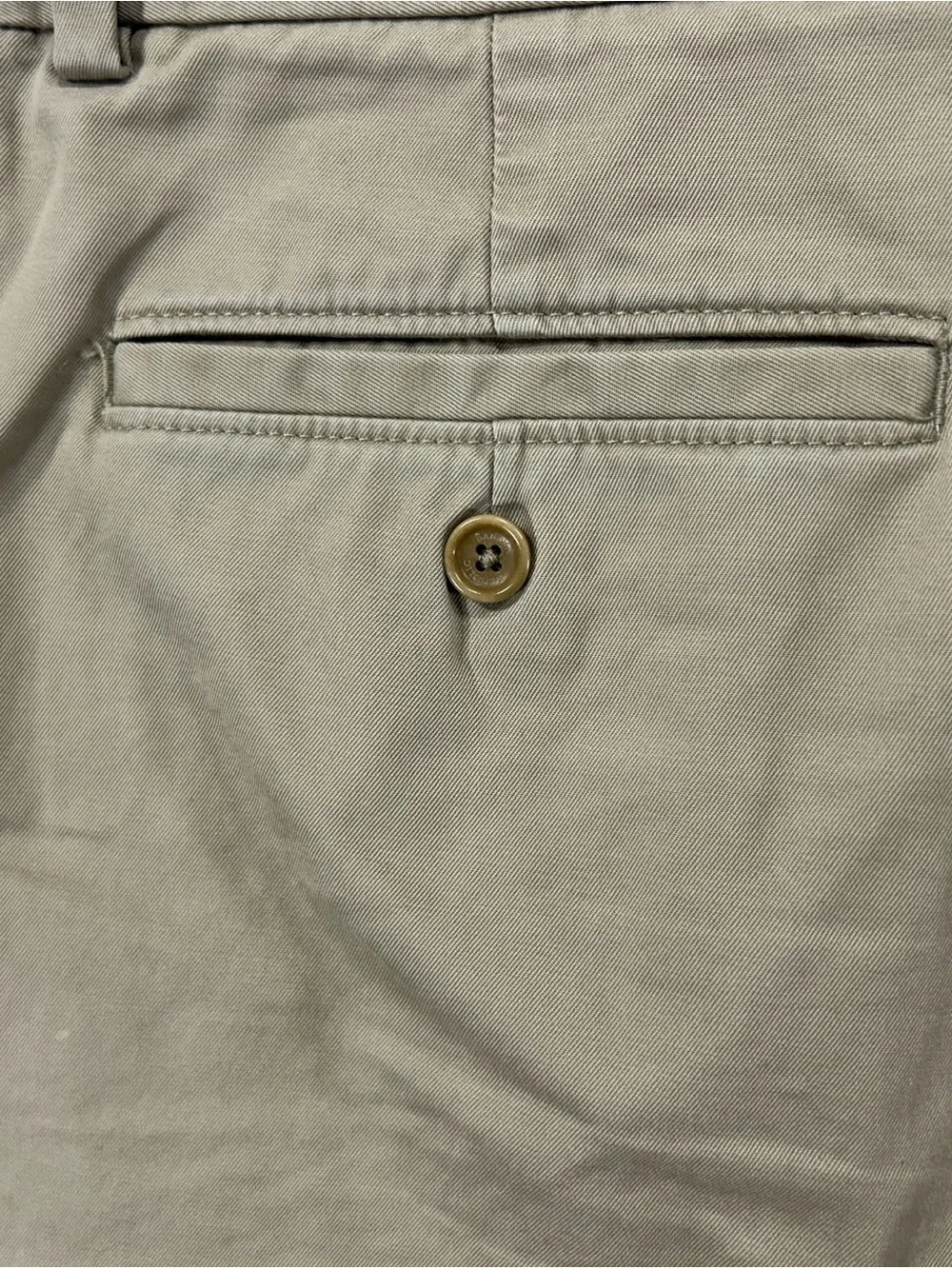 Banana Republic Mens 32 Khaki Chino Shorts Beige Flat Front 9